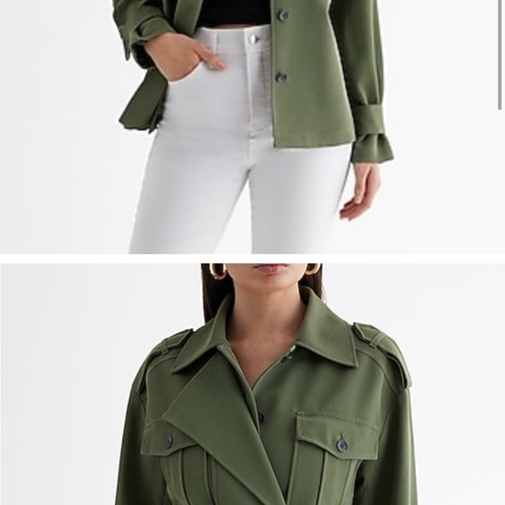 Express Utility Jacket in Olive